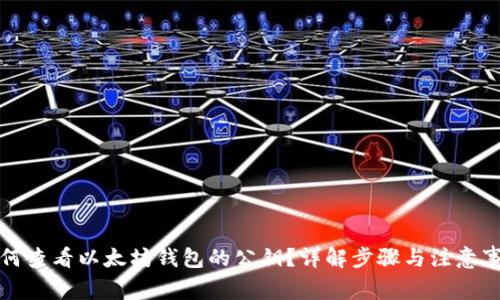 如何查看以太坊钱包的公钥？详解步骤与注意事项