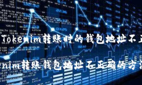 如何解决Tokenim转账时的钱包地址不正确问题？

解决Tokenim转账钱包地址不正确的方法