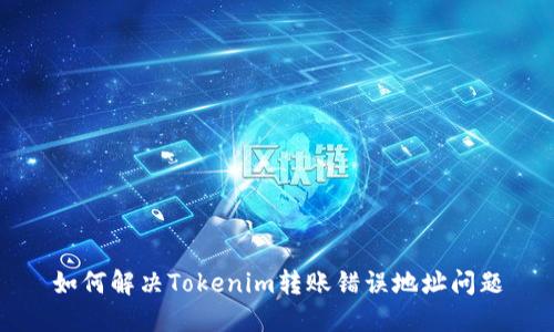 如何解决Tokenim转账错误地址问题