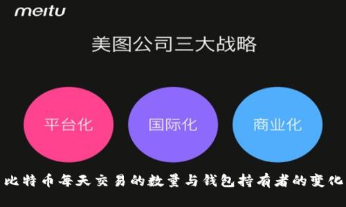 比特币每天交易的数量与钱包持有者的变化