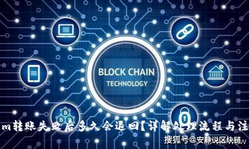 Tokenim转账失败后多久会退回？详解处理流程与注意事项